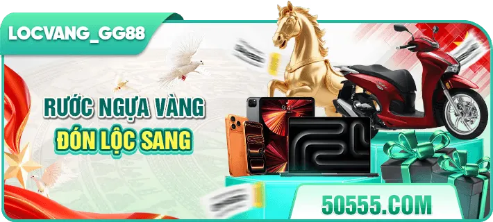 Rước ngựa vàng đón lộc sang