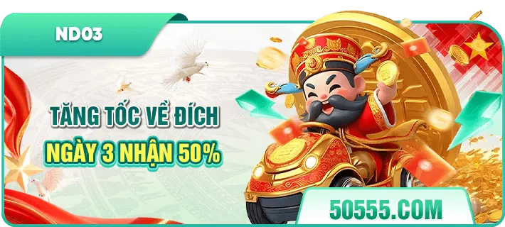 Tăng tốc về đích ngày 3 nhận 50%